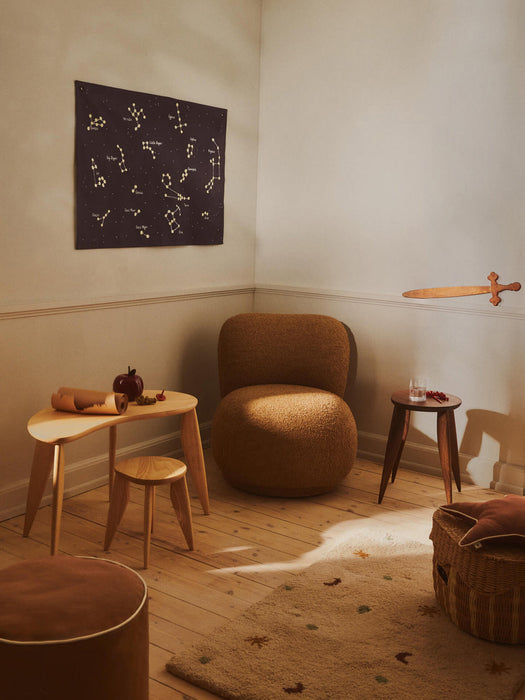 Feve Kids Ash Wood Kids Stool