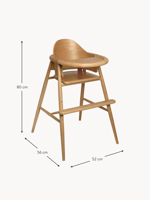 Kids Wooden High Chair Muru