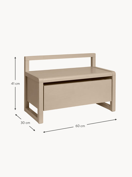 Kids Wooden Bench Little Architect with Storage