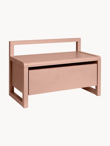 Little Architect Kids Wooden Bench with Storage