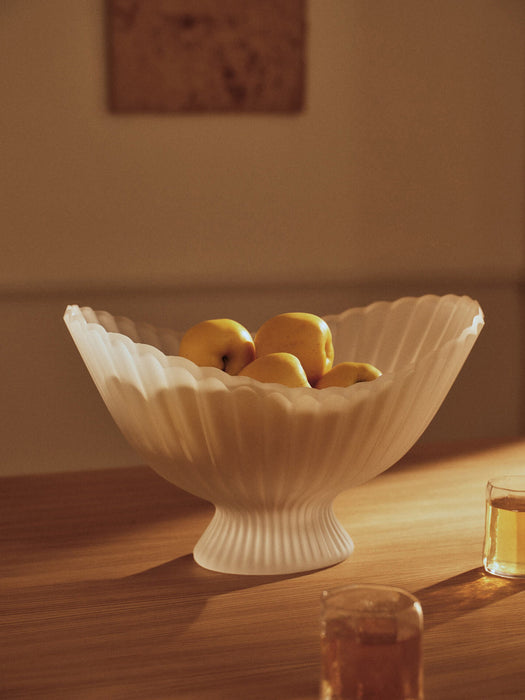 Mouth-Blown Decorative Bowl Fountain W 41 cm