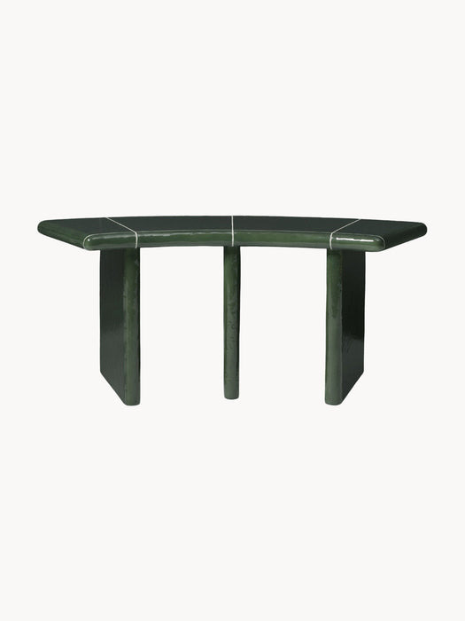 Curved Garden Bench Deya