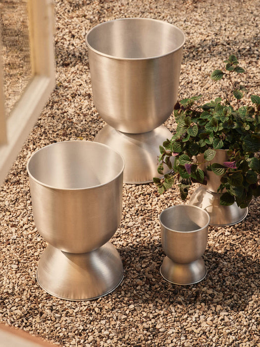 Plant Pot Hourglass H 43 cm