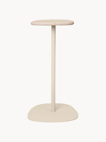 Plyo Travertine Side Table