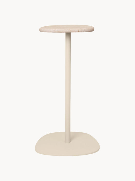 Plyo Travertine Side Table