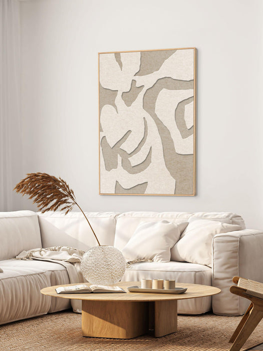 Framed Acoustic Wall Art Soft Embrace 1