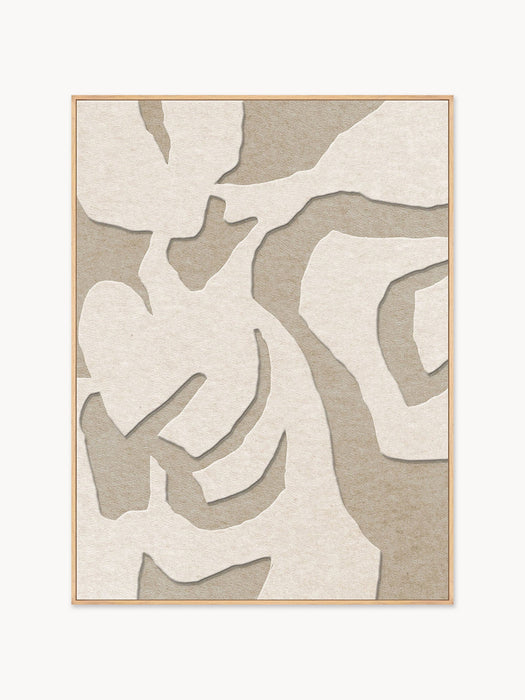 Framed Acoustic Wall Art Soft Embrace 1