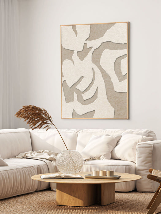 Framed Acoustic Wall Art Soft Embrace 1
