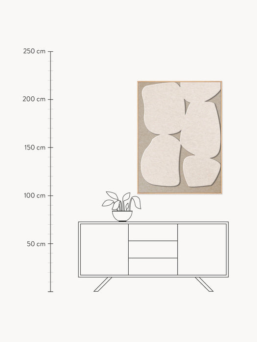 Framed Acoustic Wall Art Stone Path 1