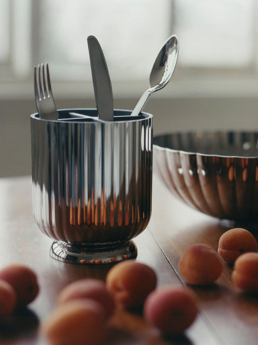 Bernadotte Stainless Steel Cutlery Container