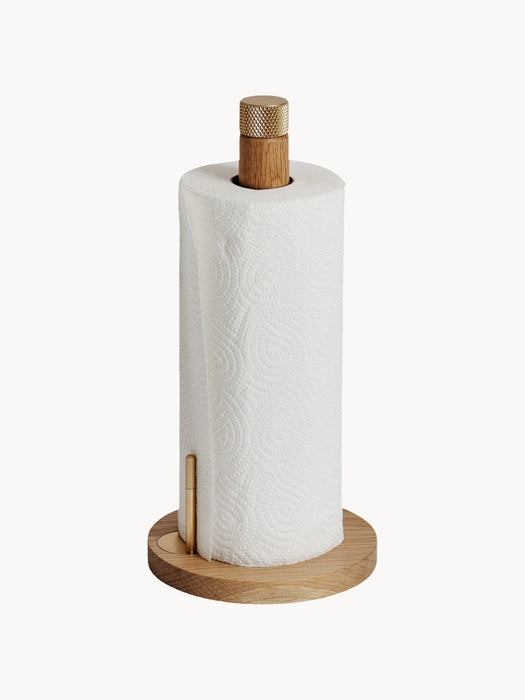 Oak Wood Kitchen Roll Holder Sina