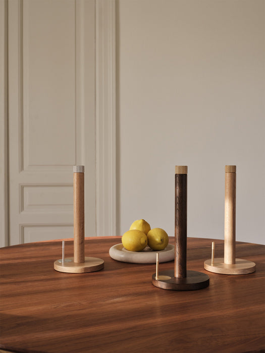 Oak Wood Kitchen Roll Holder Sina