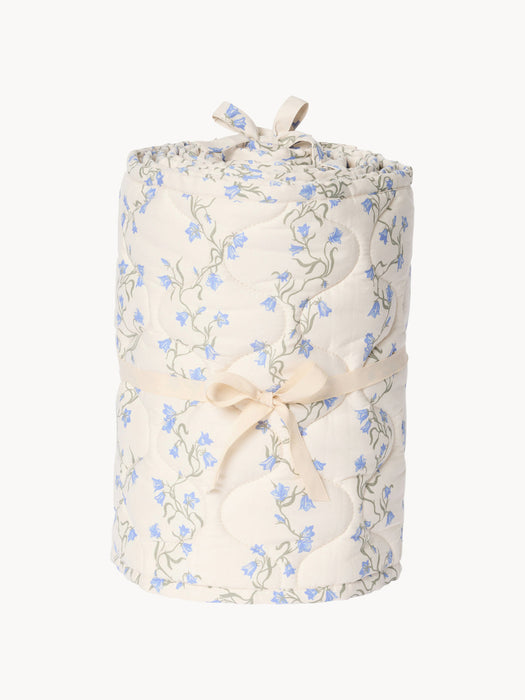 Bell Flower Cotton Bed Bumper