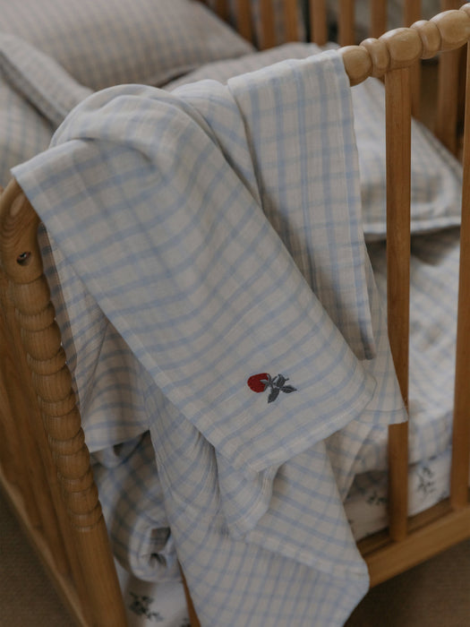 Cotton Swaddle Sky Blue