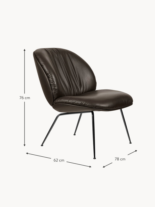 Leather Lounge Chair Beetle
