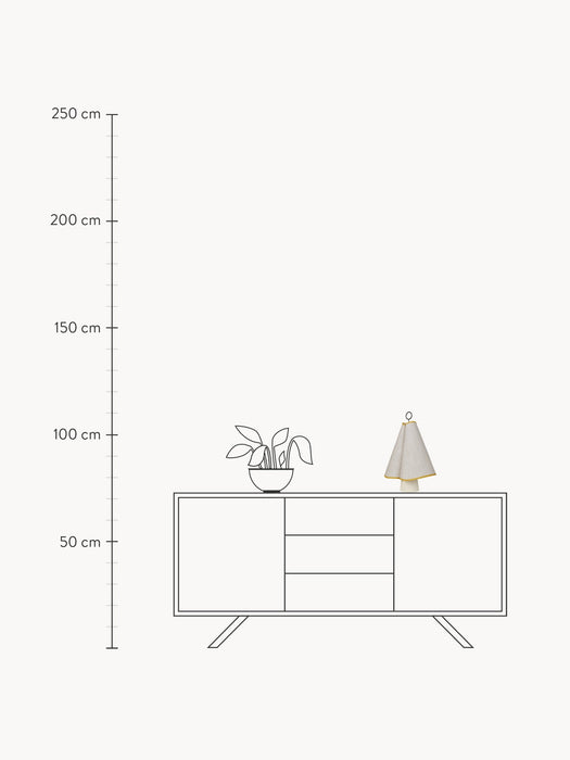Portable Dimmable Table Lamp Hornb k