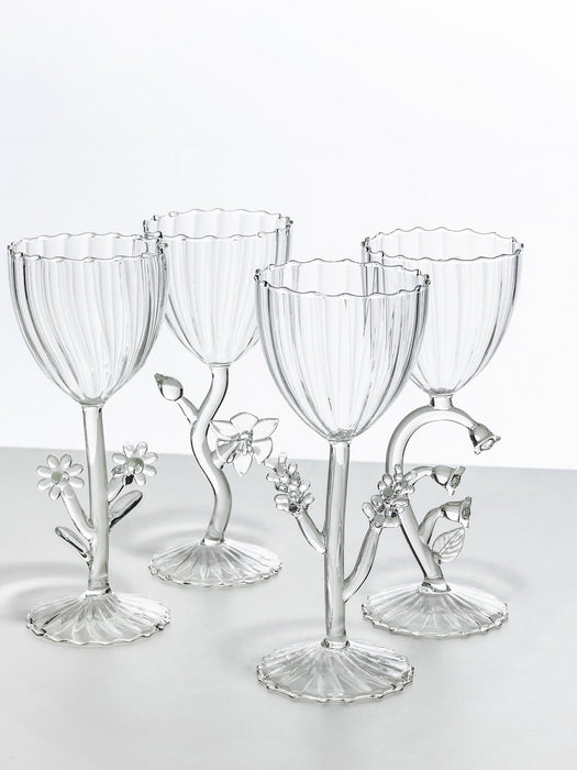 Botanica Handmade Borosilicate Wine Glass