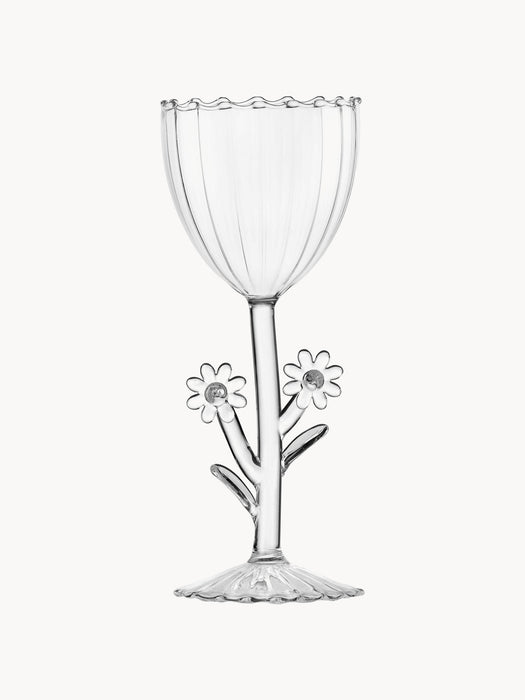 Botanica Handmade Borosilicate Wine Glass