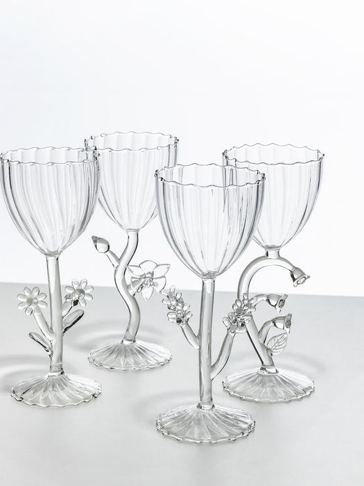 Botanica Handmade Borosilicate Wine Glass