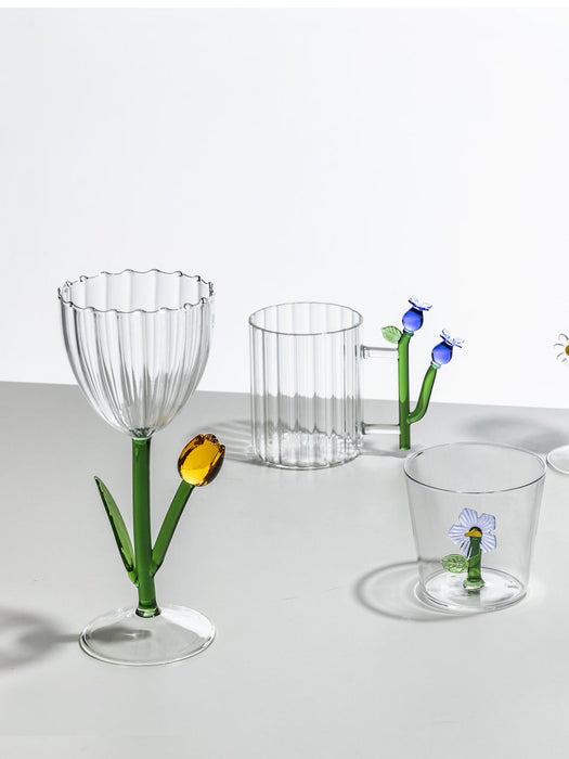 Botanica Handmade Borosilicate Wine Glass