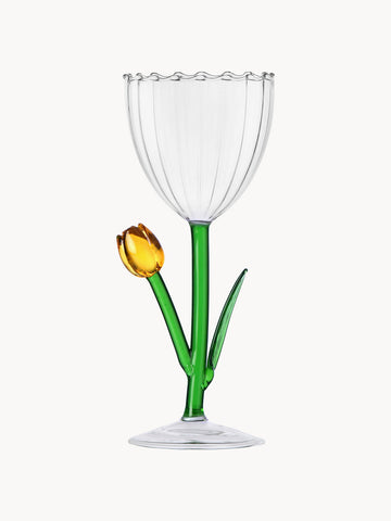 Botanica Handmade Borosilicate Wine Glass