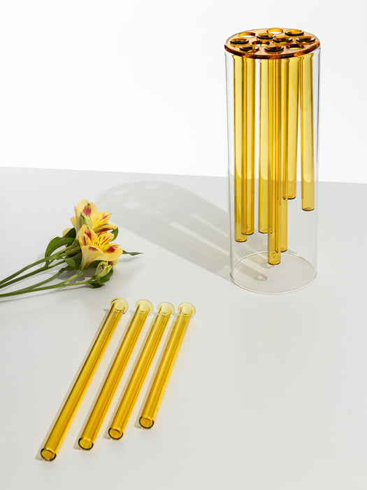 Handmade Borosilicate Vase Jelly H 30 cm