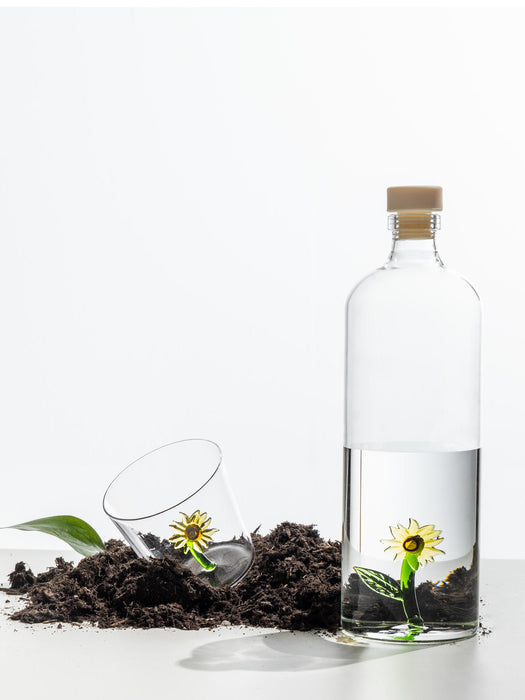 Handmade Borosilicate Tumbler Botanica