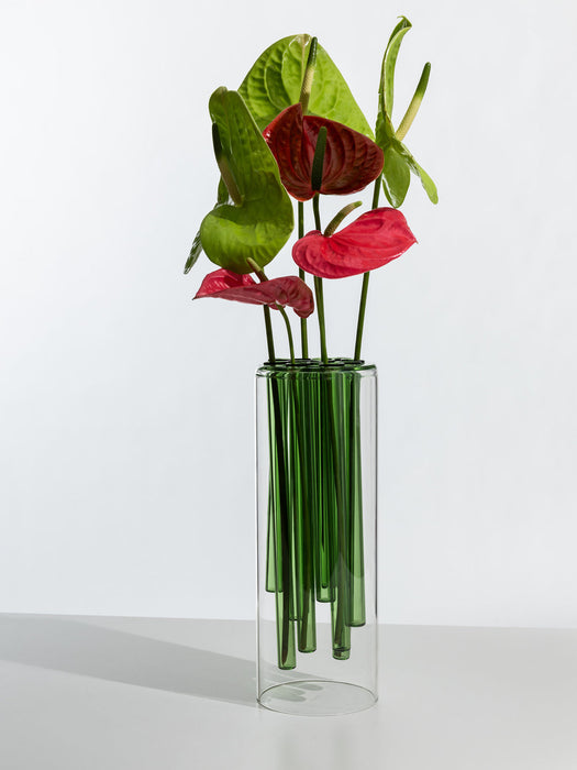 Jelly Handmade Borosilicate Vase, H 30 cm