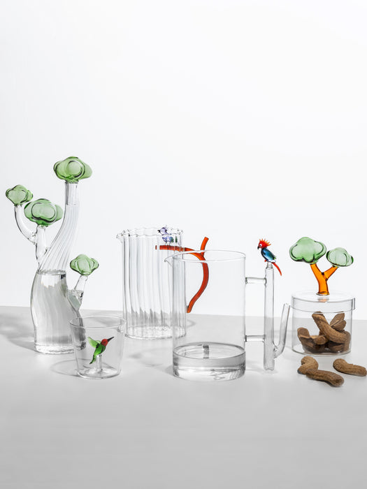 Handmade Borosilicate Tumblers Talking Trees Set of 6