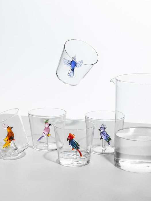 Talking Trees Handmade Borosilicate Tumblers, Set of 6