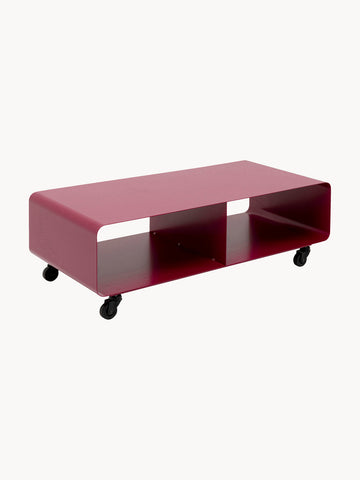 Metal Lowboard Lounge M with Wheels