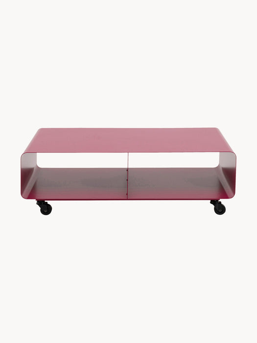 Metal Lowboard Lounge M with Wheels