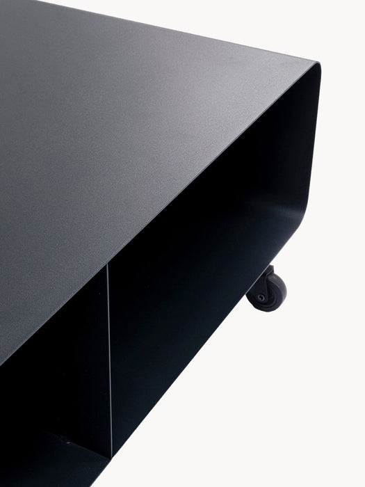 Metal Lowboard Lounge M with Wheels