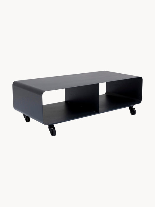 Metal Lowboard Lounge M with Wheels