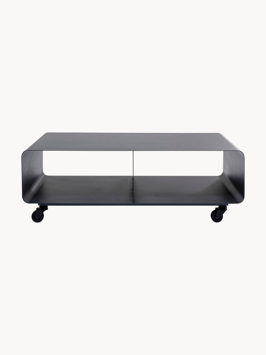 Metal Lowboard Lounge M with Wheels