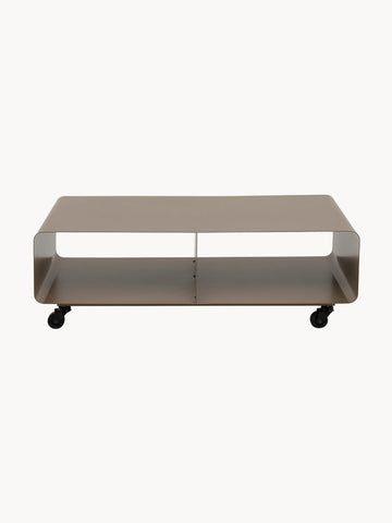 Metal Lowboard Lounge M with Wheels