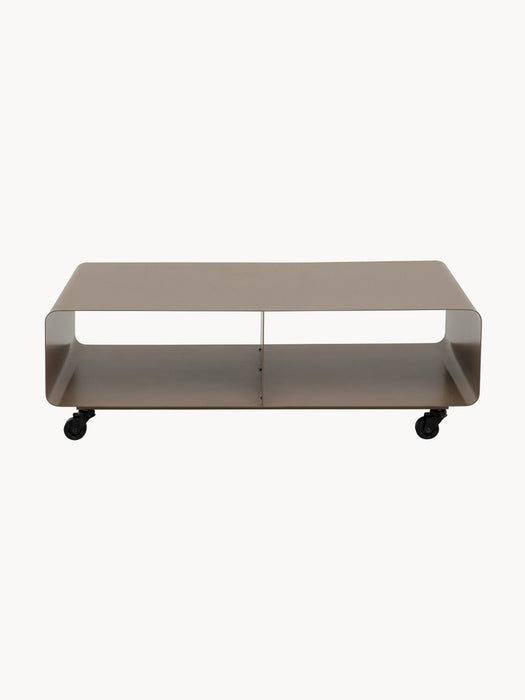 Metal Lowboard Lounge M with Wheels