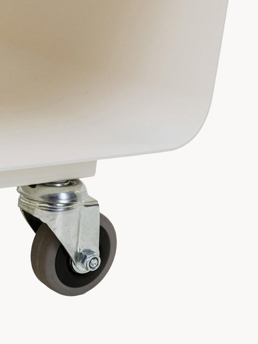 Metal Lowboard Lounge M with Wheels