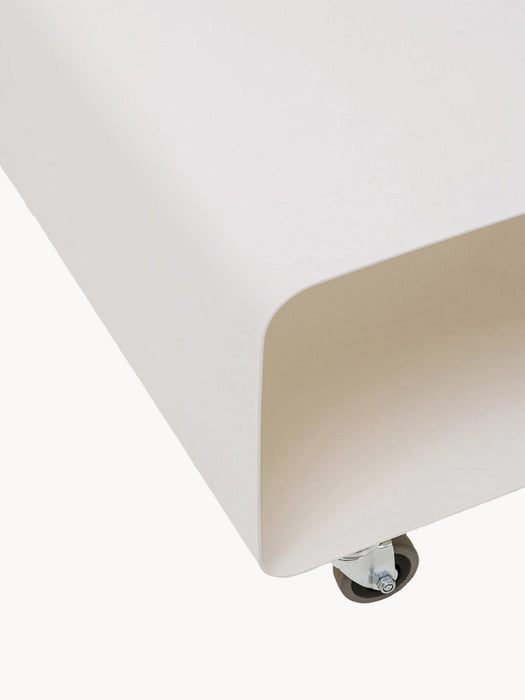 Metal Lowboard Lounge M with Wheels