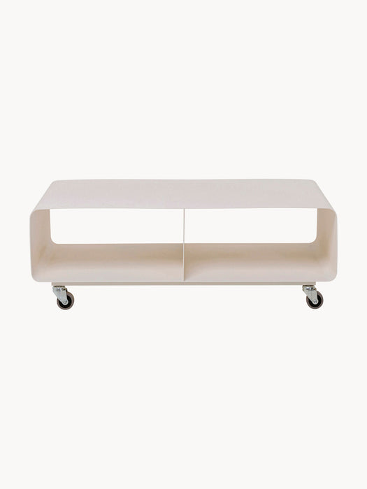 Metal Lowboard Lounge M with Wheels