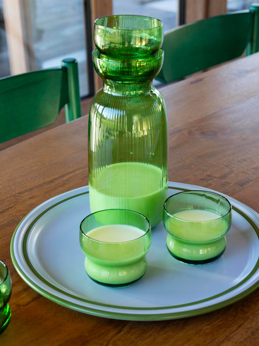 Handmade Glass Carafe Circus, 1.3 L