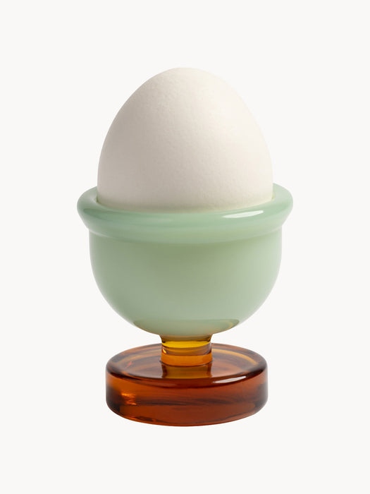 Handmade Borosilicate Egg Cups Cantine, Set of 2