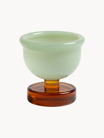 Handmade Borosilicate Egg Cups Cantine, Set of 2