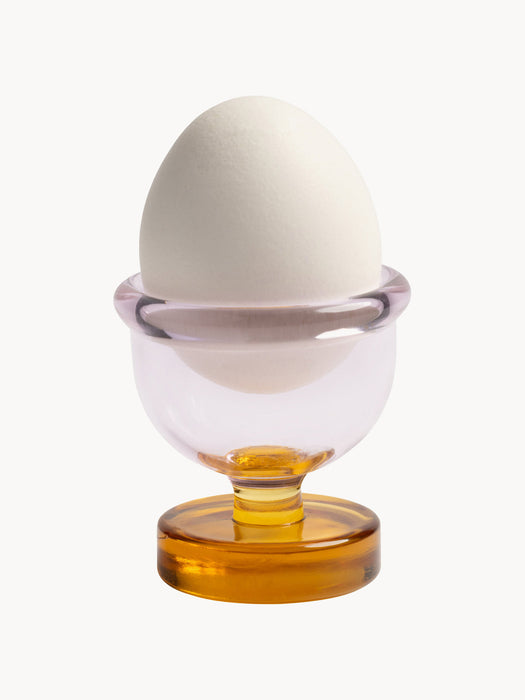 Handmade Borosilicate Egg Cups Cantine, Set of 2