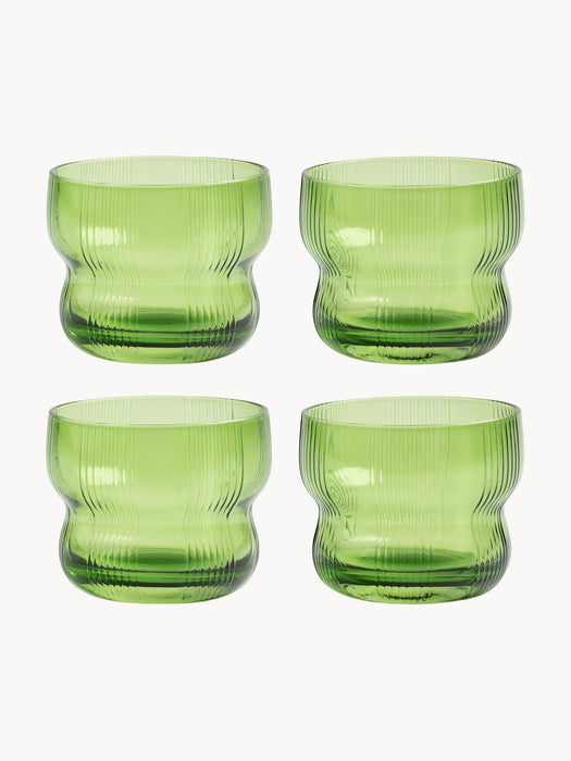 Handmade Tumblers Circus Set of 4