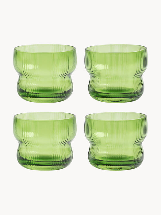 Handmade Tumblers Circus, Set of 4