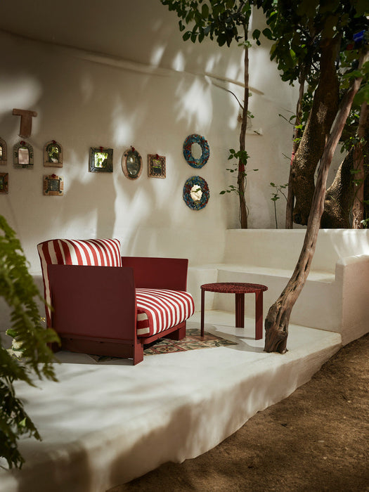 T-Table Round Garden Coffee Table