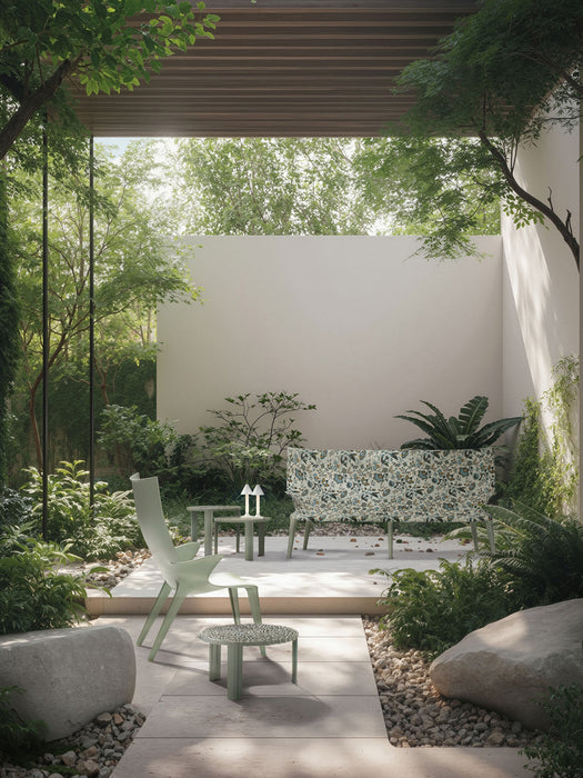 T-Table Round Garden Coffee Table