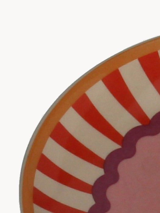 Dessert Plate Palm Tree