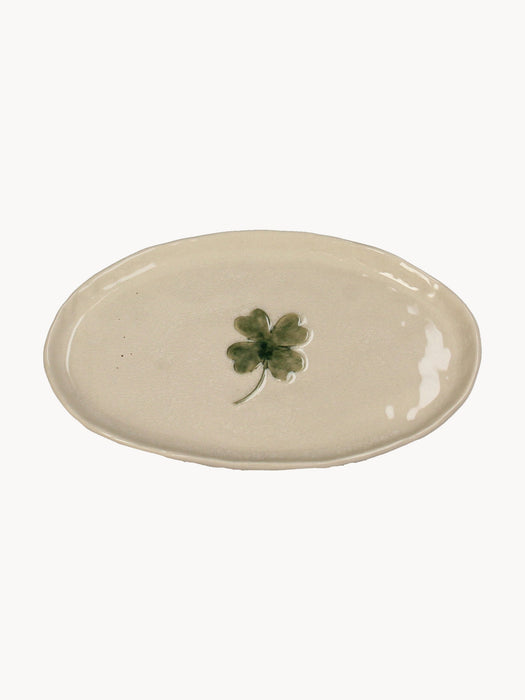 Serving Platter Four-Leaf Clover